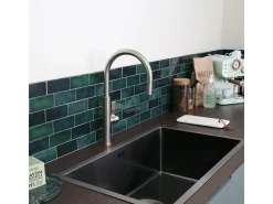 Reflet misturador para lava-loiça em aço inoxidável Essebagno