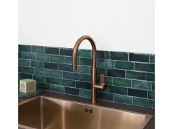 Reflet misturador para lava-loiça em cobre escovado Essebagno