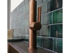 Reflet misturador para lava-loiça em cobre escovado Essebagno