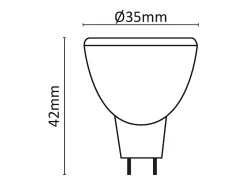 Refletor LED MR11 3W 36° 4000K