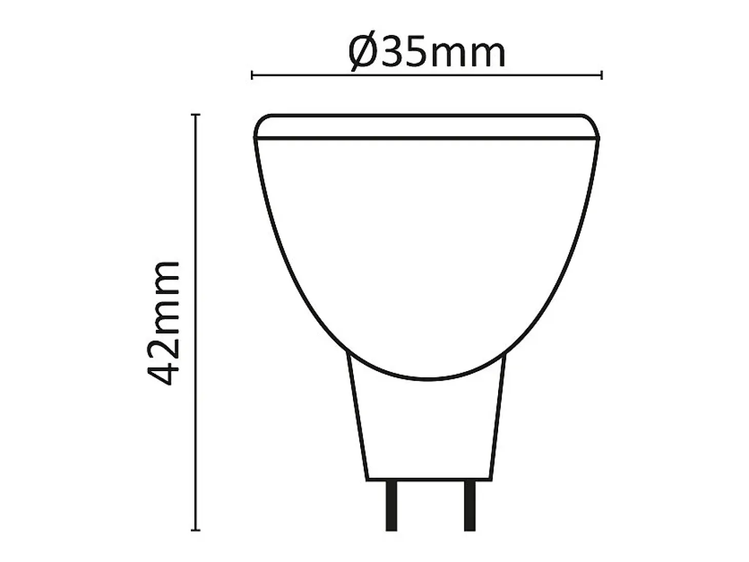 Refletor LED MR11 3W 36° 4000K