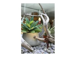 Refletor LED quadrado ZAS Beneito 7W IP65, cor corten