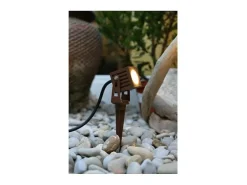 Refletor LED quadrado ZAS Beneito 7W IP65, cor preta