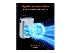 Refrigerador de Ar Portátil, SucceBuy 4 em 1 Ar Condicionado Portátil com Depósito de Água de 700 mL