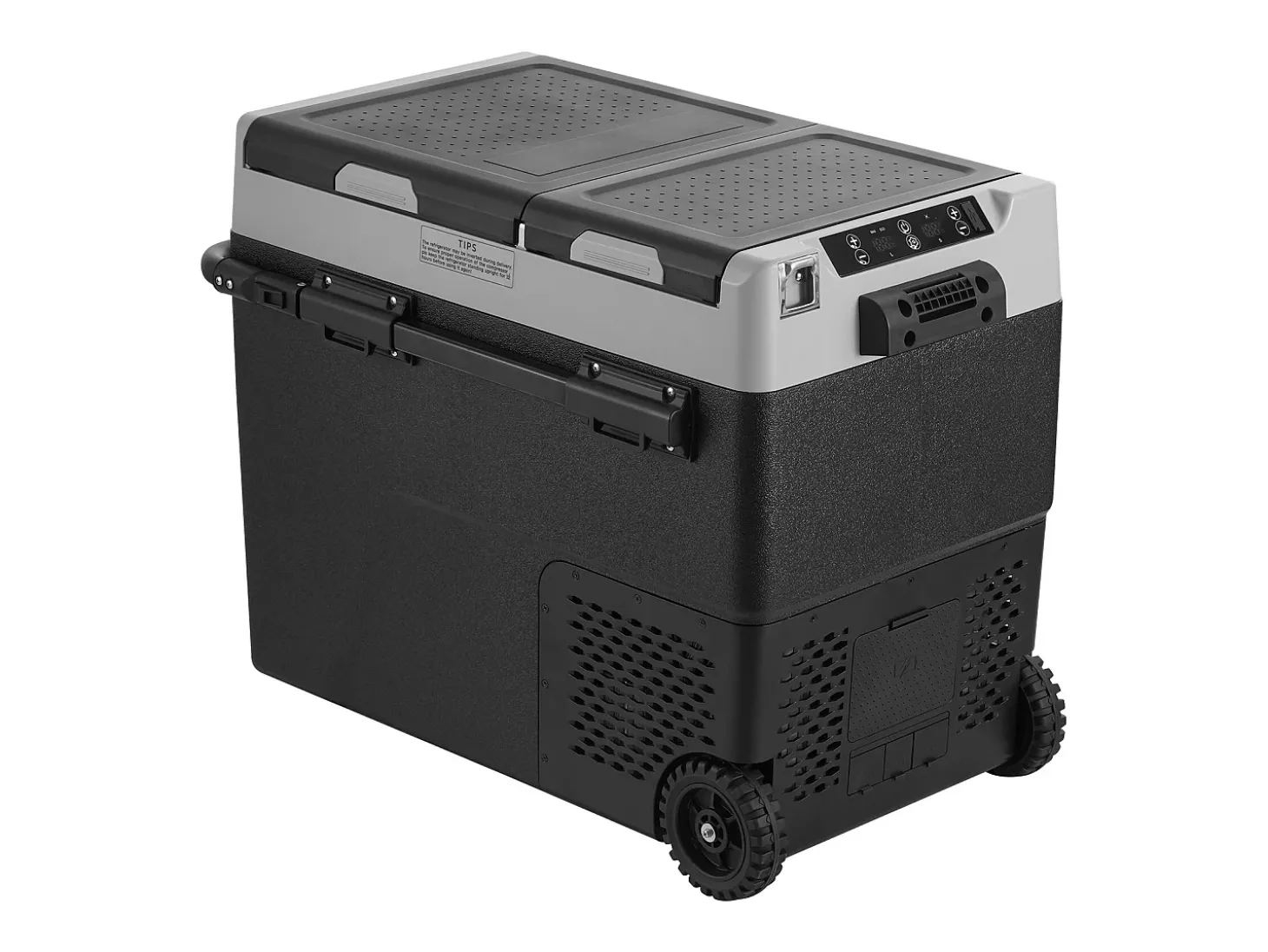Refrigerador Portátil SucceBuy 58 L, Dupla Zona, Refrigerador Congelador para Carro e Casa
