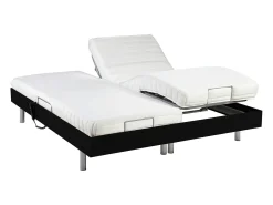 Relaxamento com estacas em látex CASSIOPEE III 2 x 70 x 190 preto