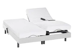 Relaxamento ripas estacas látex - OKIN - branco - 2x80x200 cm