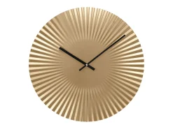 Relógio de parede Art Déco - Diâmetro 50 cm - Metal - Dourado - FELINAR