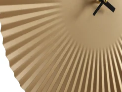 Relógio de parede Art Déco - Diâmetro 50 cm - Metal - Dourado - FELINAR