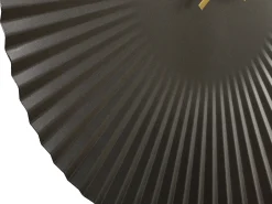 Relógio de parede Art Déco - Diâmetro 50 cm - Metal - Cinza antracite - FELINAR