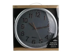 Relógio Silencioso de 35cm com Design Sofisticado