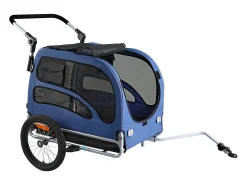 Remolque e Carrinho SucceBuy, para Animais de Estimação, Porta-Cães e Gatos, Carga de 45 kg, Resistente à Água