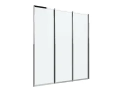 Resguardo de banheira metal acabamento cromado estilo atelier 120 x 140 cm DISTRICT