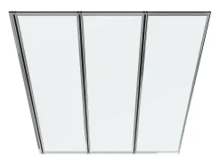 Resguardo de banheira metal acabamento cromado estilo atelier 120 x 140 cm DISTRICT