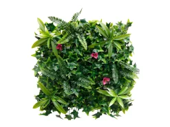Revestimento de parede vegetal sintético IKAZ - Pack de 1m² - Verde