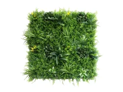 Revestimento de parede vegetal sintético NEWRY - Pack de 1m² - Verde