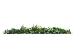 Revestimento de parede vegetal sintético verde, proteção anti-UV, pack de 1 m², DELVIN