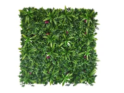 Revestimento de parede vegetal sintético verde, proteção anti-UV, pack de 3m² - IKAZ