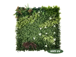 Revestimento de parede vegetal sintético LAHTI - Pack de 1m² - Verde