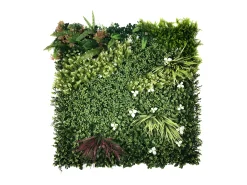 Revestimento de parede vegetal sintético LAHTI - Pack de 1m² - Verde