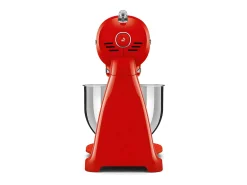 Robot de cozinha Smeg SMF03RDEU 4,8L 800W vermelho com 10 velocidades e acessórios em inox