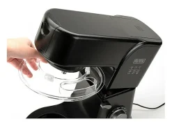 Robot de pastelaria Black+Decker BXKM1001E 1000W Preto Inox
