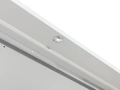 Roupeiro 2 portas com espelho e LEDs C255 cm cor branca INGINA