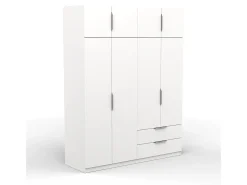 Roupeiro AMBIHOME SHADE 14 - Branco, C157xP51xA203cm