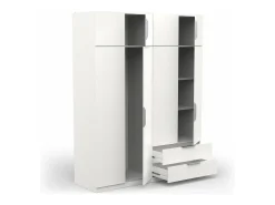 Roupeiro AMBIHOME SHADE 14 - Branco, C157xP51xA203cm