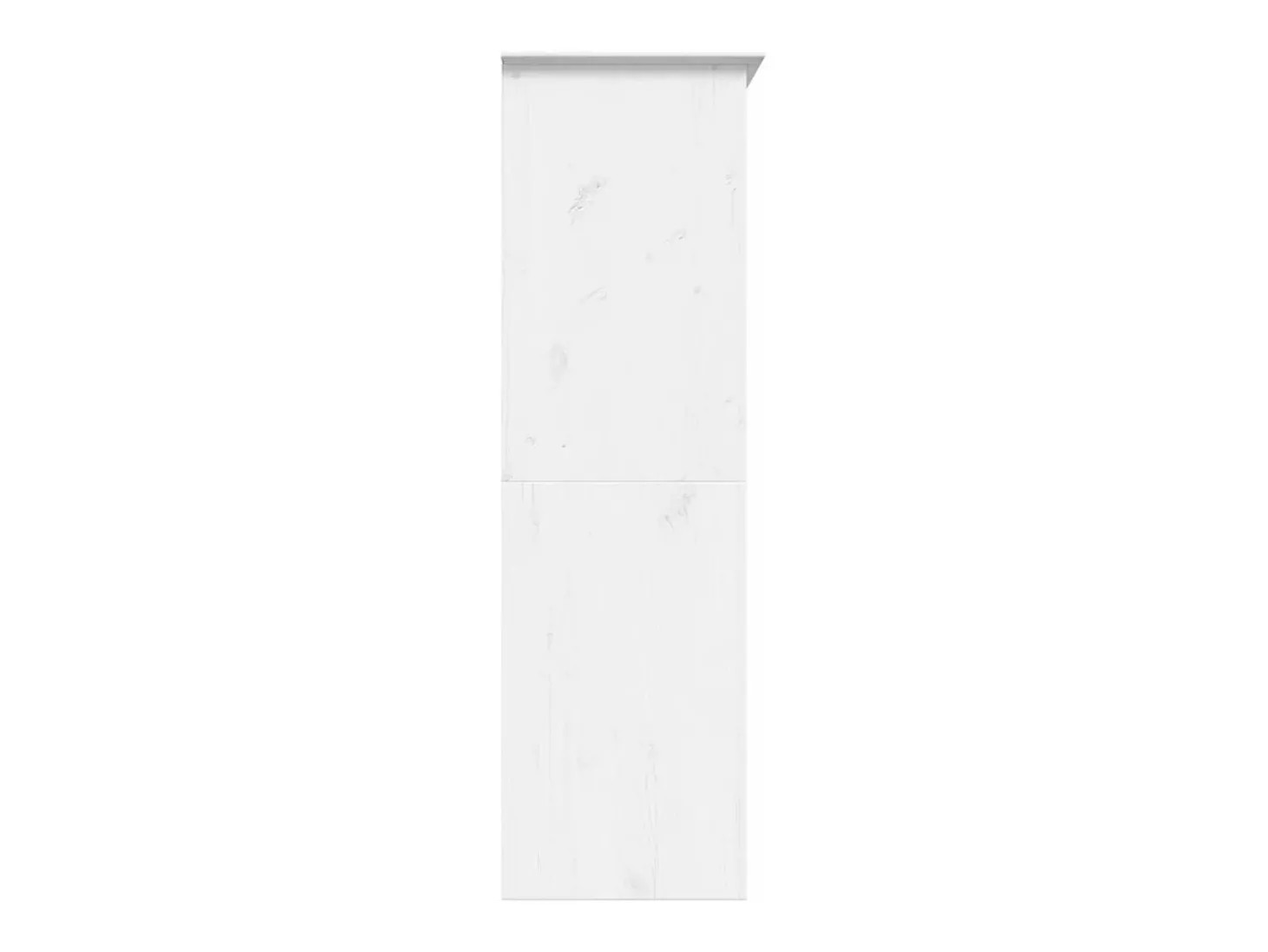 Roupeiro BODO 146x53,5x173 cm madeira de pinho maciça branco