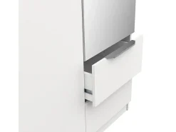 Roupeiro c/espelho AMBIHOME SHADE 10 - Branco, C119xP51xA203cm
