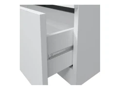 Roupeiro NINA 3 portas 3 gavetas 121x180 cm Madeira e Branco - Armazenamento Otimizado, Design Contemporâneo, Fabricação Europeia
