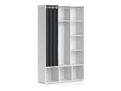 Roupeiro para crianças branco 105.8x38x178.1 luigi