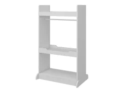 Roupeiro para crianças branco 67x38x110 conny