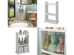 Roupeiro para crianças branco 67x38x110 conny