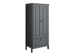 Roupeiro para crianças cinza 83.3x53.4x187 ajaton