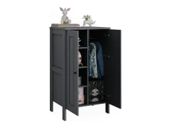 Roupeiro para crianças cinza 70x53.4x120.6 ajaton