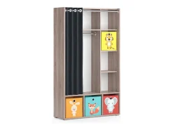 Roupeiro para crianças sonoma 105.8x38x178.1 luigi
