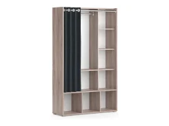 Roupeiro para crianças sonoma 105.8x38x178.1 luigi