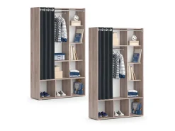 Roupeiro para crianças sonoma 105.8x38x178.1 luigi