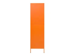 Roupeiro 90x50x180 cm aço laranja