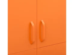 Roupeiro 90x50x180 cm aço laranja
