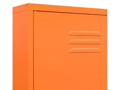 Roupeiro 90x50x180 cm aço laranja