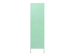 Roupeiro 90x50x180 cm aço verde-hortelã