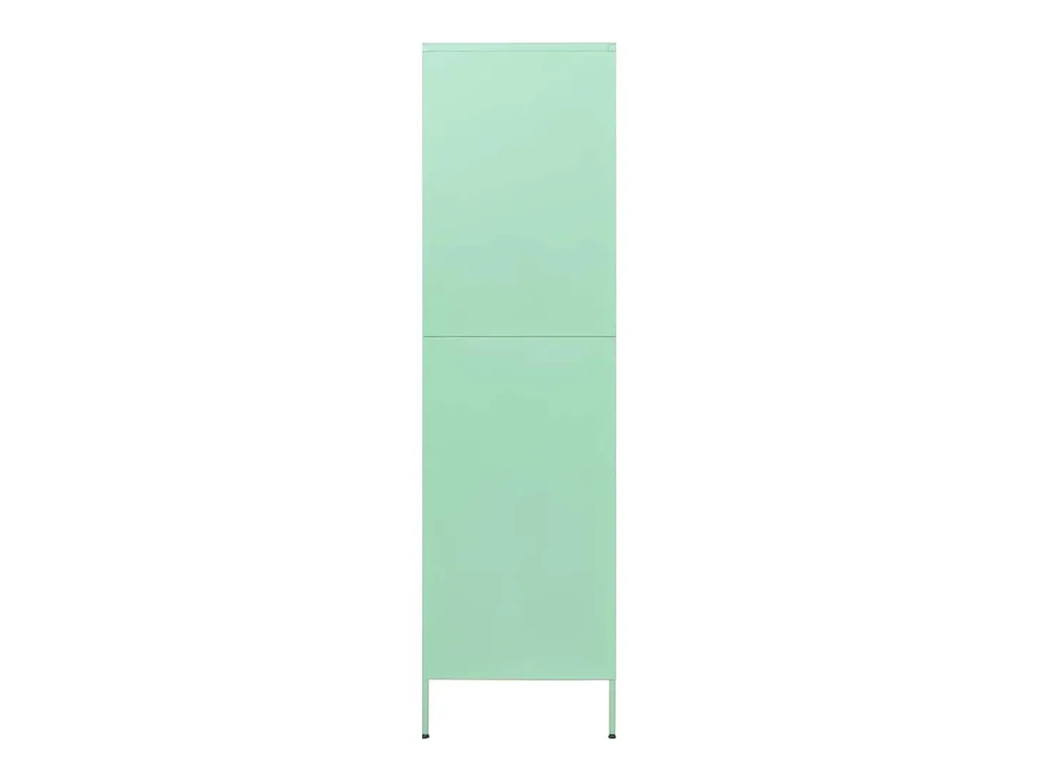 Roupeiro 90x50x180 cm aço verde-hortelã