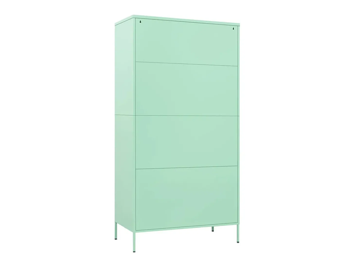 Roupeiro 90x50x180 cm aço verde-hortelã