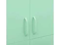 Roupeiro 90x50x180 cm aço verde-hortelã