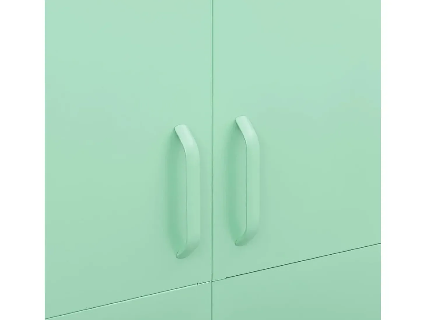 Roupeiro 90x50x180 cm aço verde-hortelã