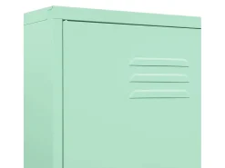 Roupeiro 90x50x180 cm aço verde-hortelã