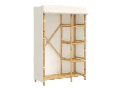 Roupeiro 110x45x170 cm bambu